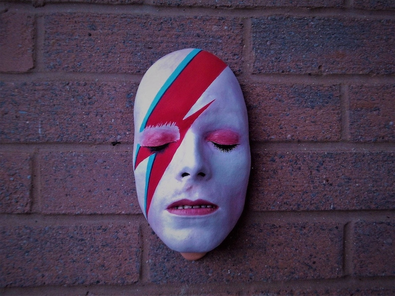 Life Face Cast David Bowie Aladdin Sane Versión 2 imagen 1