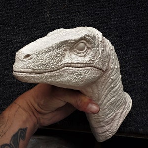Jurassic Park Raptor Prop In White