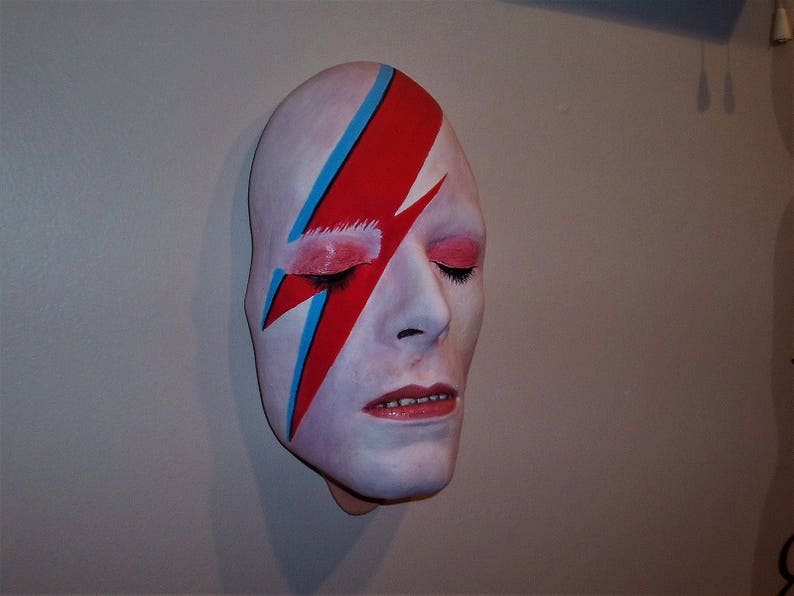 Life Face Cast David Bowie Aladdin Sane Versión 2 imagen 3