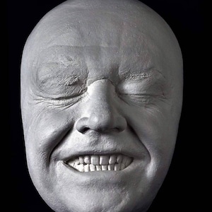Life Face Cast Of Jack Nicholson In White