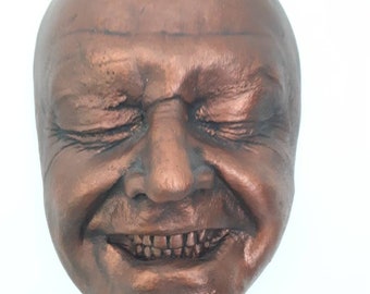 Reparto Life Face de Jack Nicholson en bronce