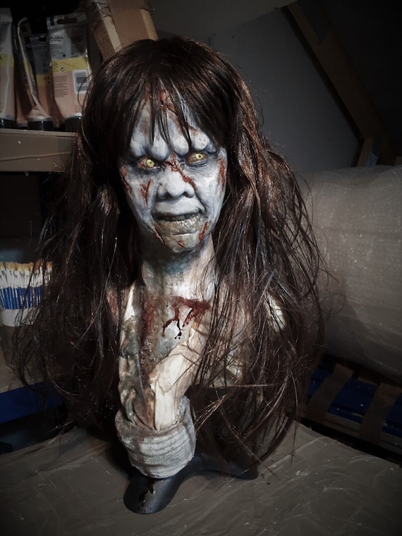 Life Size Exorcist Bust - Regan - Linda Blair by Classic Castings