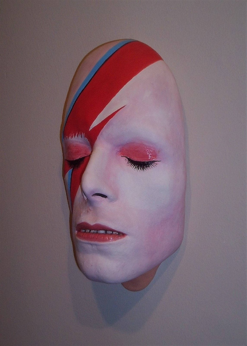 Life Face Cast David Bowie Aladdin Sane Versión 2 imagen 4