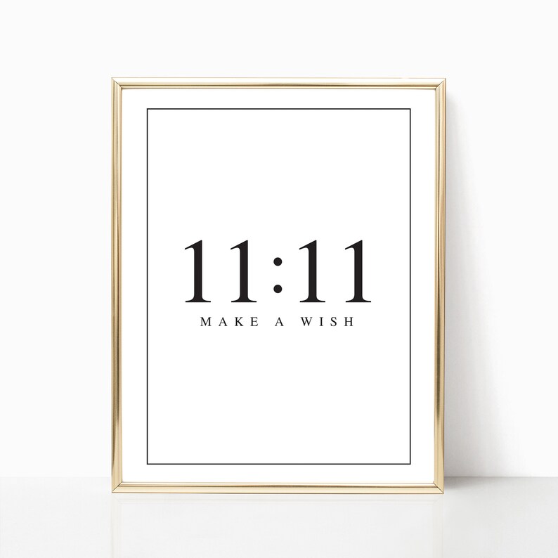 11 11 Make A Wish Quotes Make a Wish quote make a wish print 11:11 make a wish art | Etsy