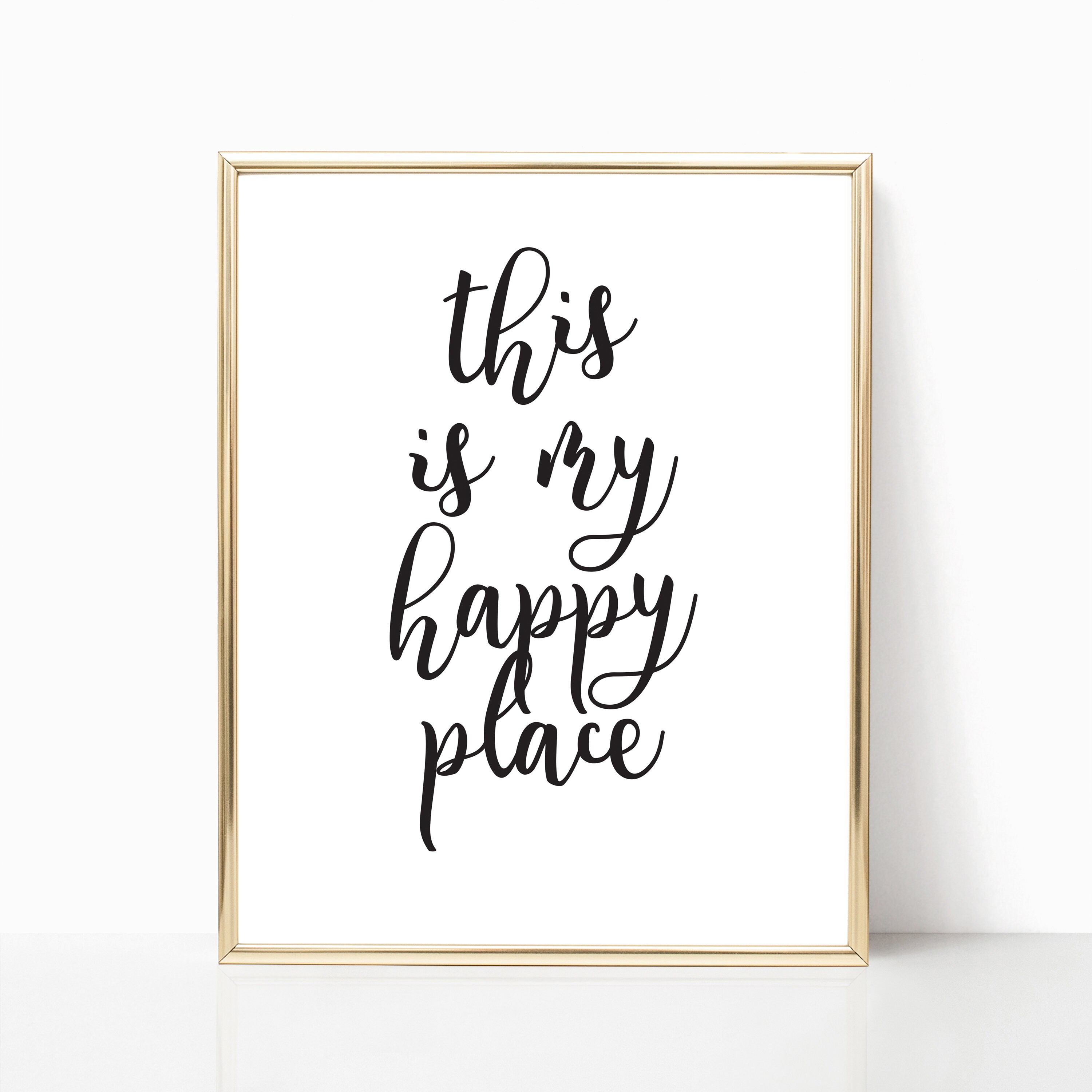 This Is My Happy Place Printable Wall Art Printable Quote Etsy This Is My Happy Place Printable Wall Art Printable Quote Etsy