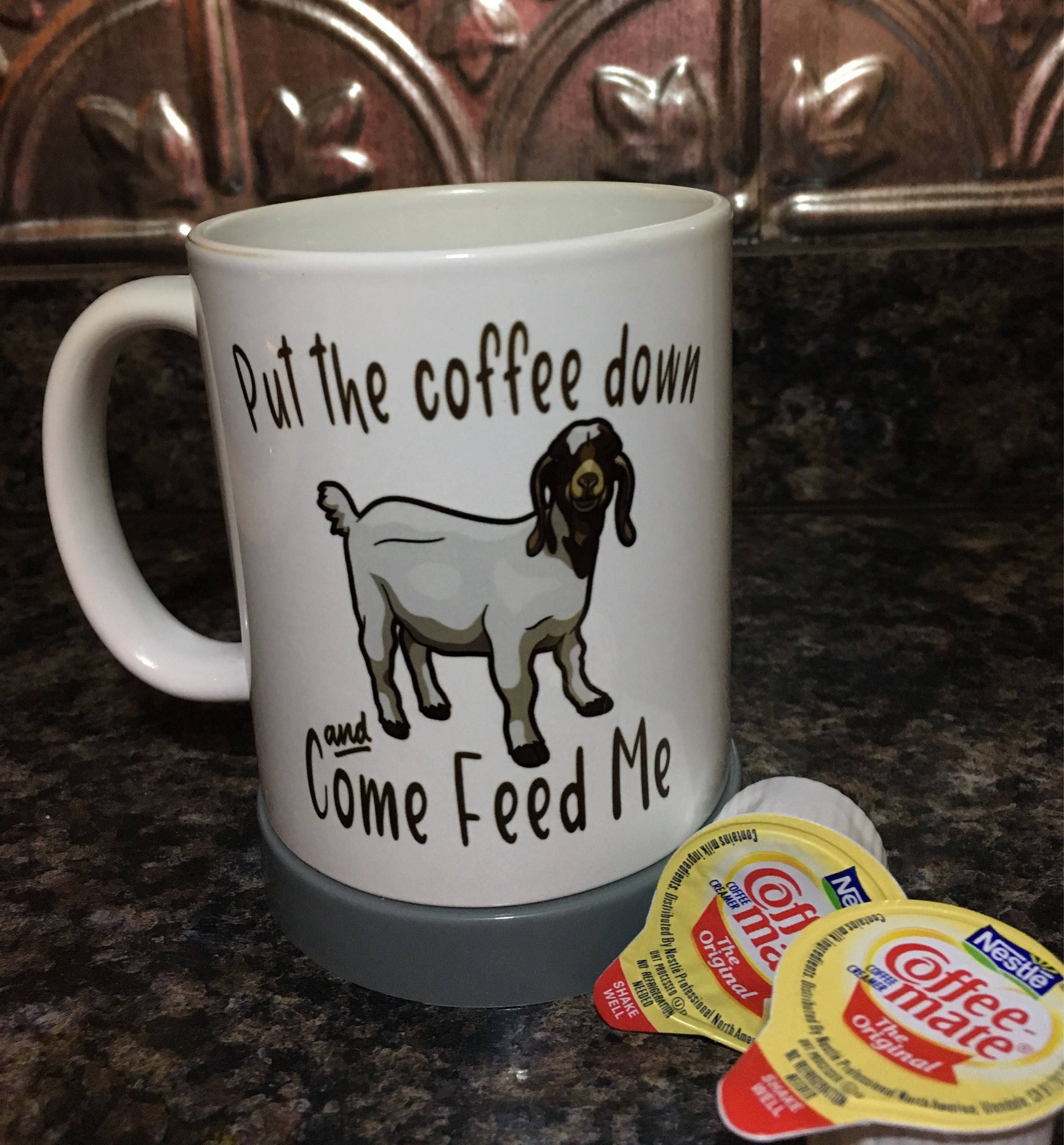 Come Feed Me Boer Goat Mug Goat Gifts Goat Lover Goat Etsy
