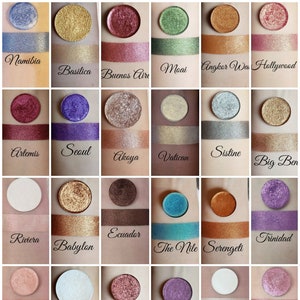 EYESHADOW SAMPLES - Choose any 3 shades - Vegan, Cruelty Free, All Natural eyeshadow [Bellavoni Cosmetics]