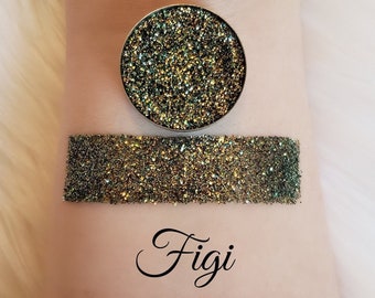 Pressed Glitter Eyeshadow [Fiji] Glitter Eyeshadow, Pressed Glitter, Cosmetic Grade Glitter, Magnetic Pan [BellavoniCosmetics]