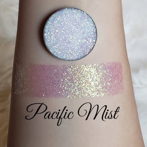 Pressed & Loose Glitter Eyeshadow [Pacific Mist] Glitter Eyeshadow, Pressed Glitter, Cosmetic Grade, Magnetic Pan [BellavoniCosmetics]