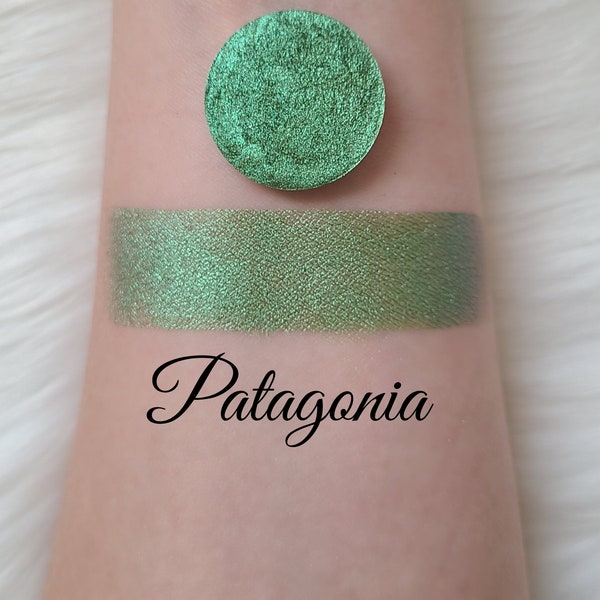Pressed & Loose Eyeshadow [Patagonia] Shimmer Eyeshadow, Pressed Pigment, Eye Shadow, Mineral Eyeshadow, Pigment, Reflective, Magnetic
