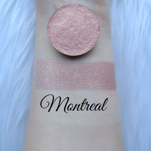 Pressed & Loose Powder Blush [Montreal] 36mm Pan Handmade Blush, Cheek, Eyeshadow, Magnetic Pan [BellavoniCosmetics]