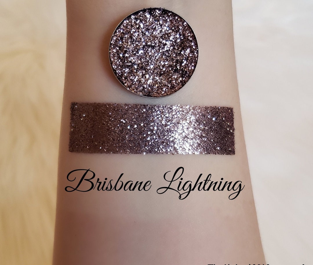 Pressed & Loose Glitter Eyeshadow brisbane Lightning Glitter Etsy