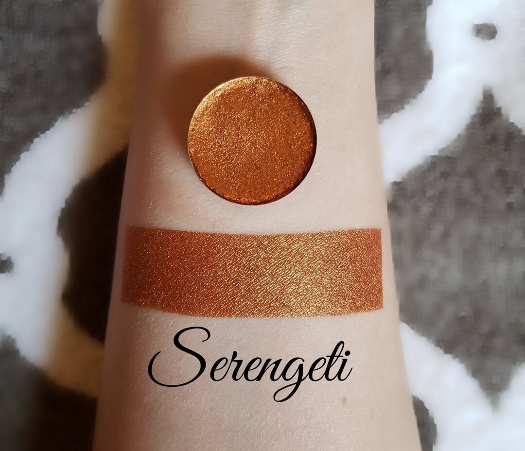 Handmade Serengeti Eyeshadow, Reflective Orange Metallic, Vegan Friendly