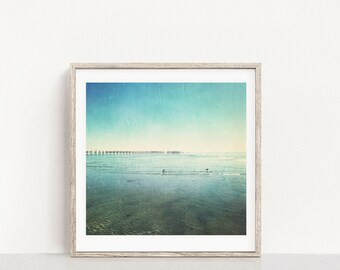 Mississippi Prints, Biloxi Beach Wall Art, Ocean Photography, Beach Scene Art, Nature Prints