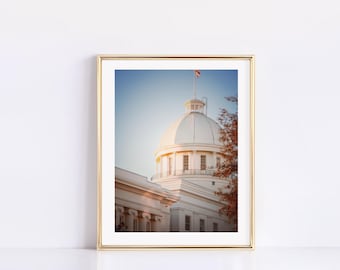 Alabama Capitol Building Print: Montgomery Travel Photography