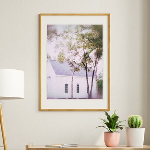 Farmhouse Wall Decor, Church Art Print, Whimsical Decor, Alabama Art, Gulf Coast, Rustic Decor