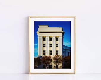 Alabama Capitol Building Print: Montgomery Travel Photography