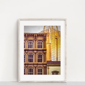 Mobile Alabama, Cityscape Print, Skyline Wall Art, Travel Photography, 8x10 Print