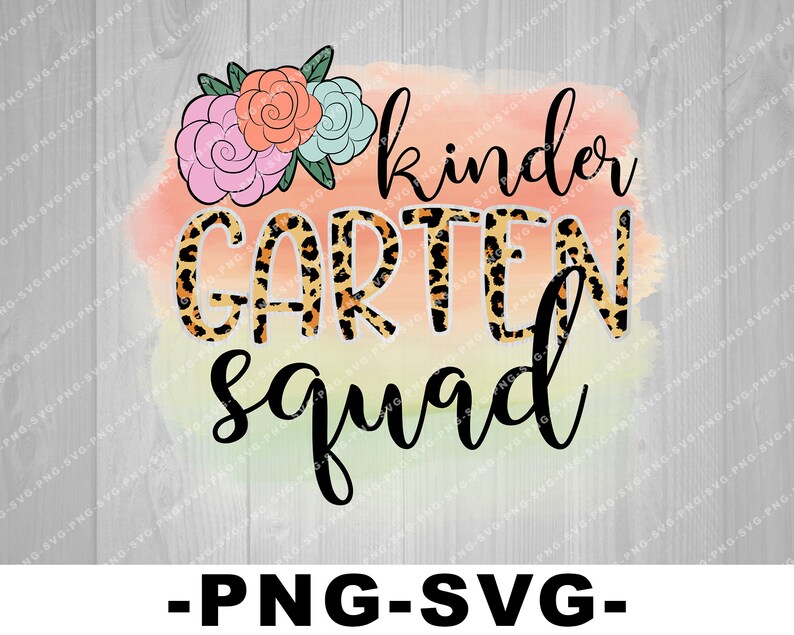 Download Kindergarten Squad svg Preschool svg Back To School svg | Etsy