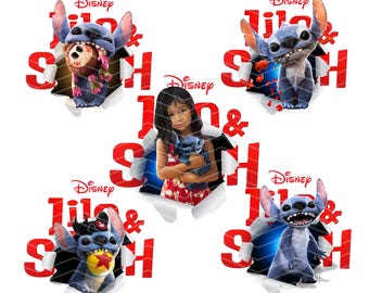 Lilo & Stitch PNG Bundle: HD Birthday Party Clipart (Digital Download)