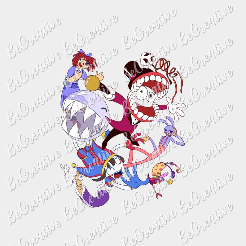 The Amazing Digital Circus 10 PNG Bundle - Instant Download, 8 ...