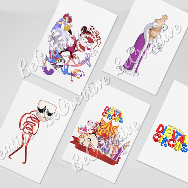The Amazing Digital Circus 10 PNG Bundle - Instant Download, 8 ...