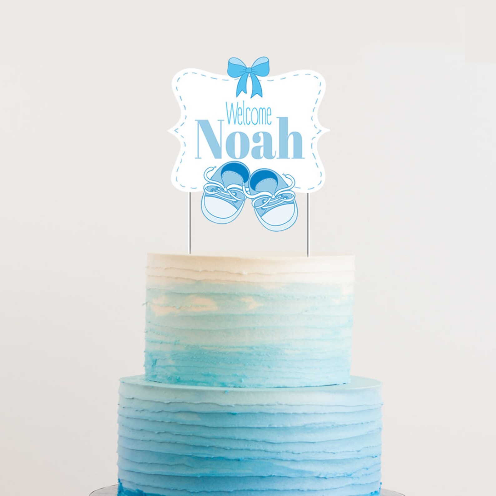 Baby Boy Custom Cake Topper Baby Shower Cake Topper Etsy