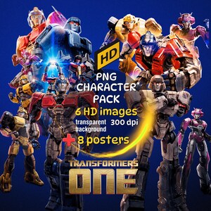 Transformers One PNG Character Pack | 6 HD Transparent Images | 8 ...