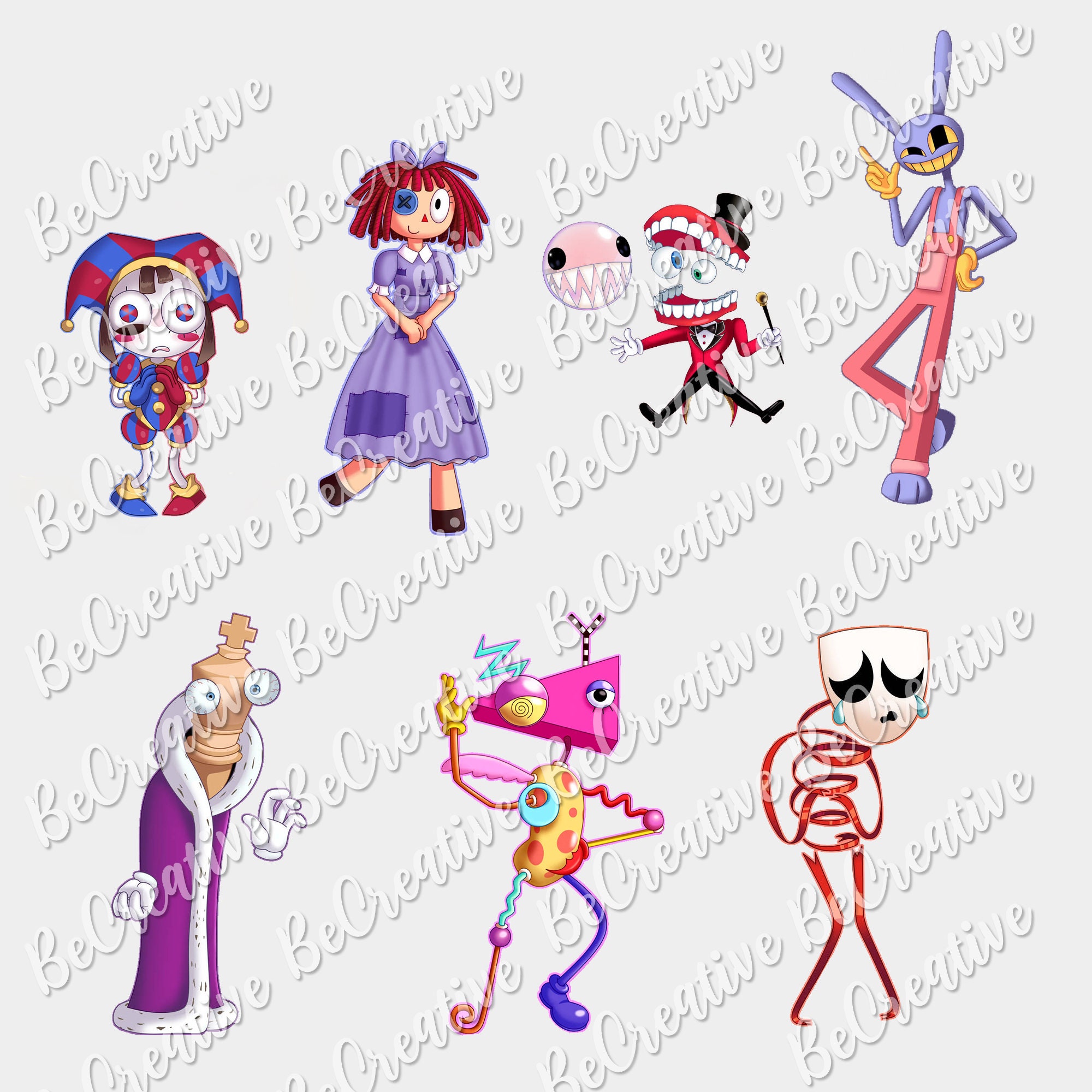 The Amazing Digital Circus 10 PNG Bundle - Instant Download, 8 ...