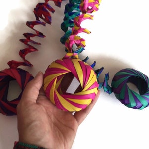 Mexican Christmas Tree Decoration Set of 6 Christmas Decor | Xmas Tree Ornaments | Handmade Christmas Ornaments |