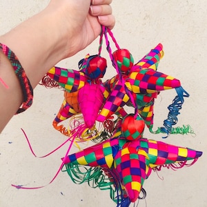 Handmade Mexican Christmas Ornaments, Set of 6 | Colorful Xmas Decor