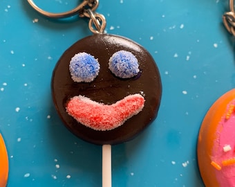 Mexican charm/ paleta payaso/ mexican keychain
