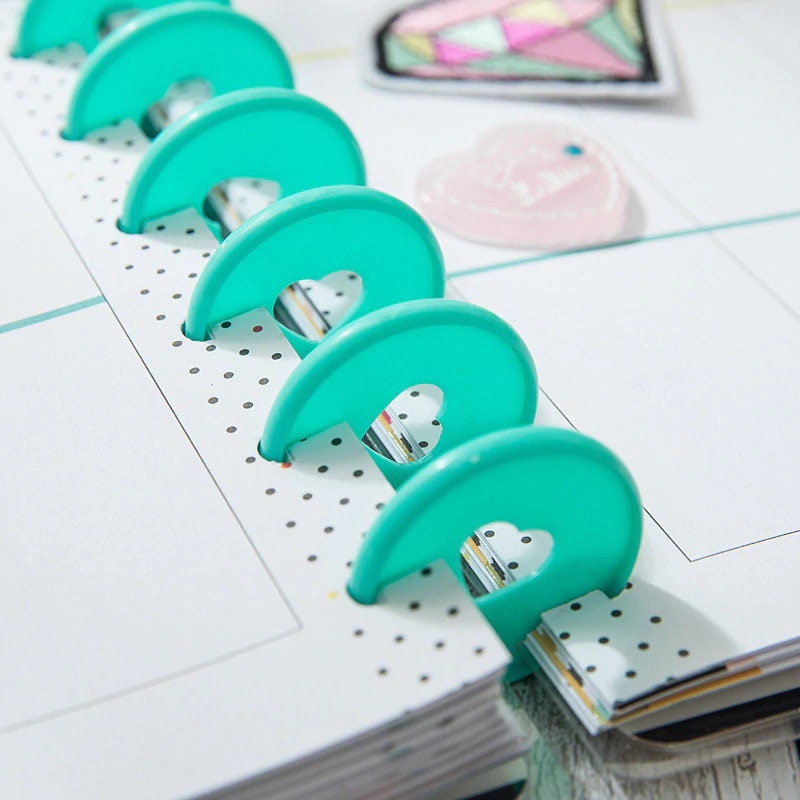 10 pcs. 24mm Planner Binder Discs Planner Discs Plastic Etsy