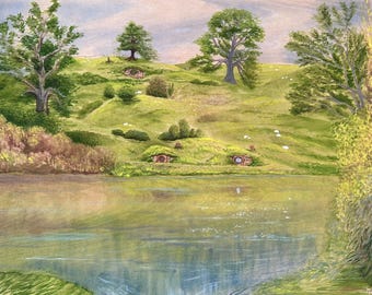 Un paisaje de Nueva Zelanda