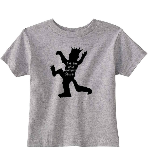 Where The Wild Things Are "Wild Rumpus" Toddler Shirt Tees Baby Clothes