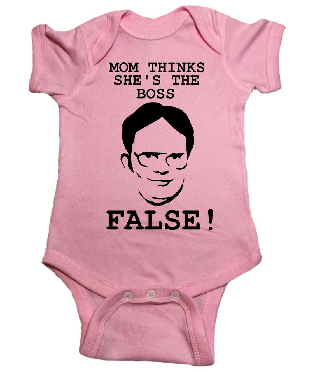 The Office Baby dwight Schrute False Bodysuit Baby Clothes Etsy
