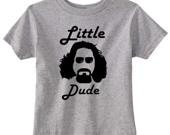 The Big Lebowski Toddler "Little Dude" Shirt Tees Baby Clothes