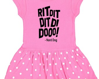 The Office "Nard Dog" Baby Rib Dress Baby Clothes