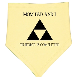 Zelda "Family Triforce"  Infant Baby Bandana Bib Baby Clothes
