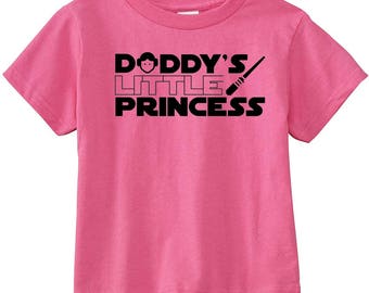 Star Wars "Daddy's Little Princess" Toddler Shirt Tees Baby Clothes