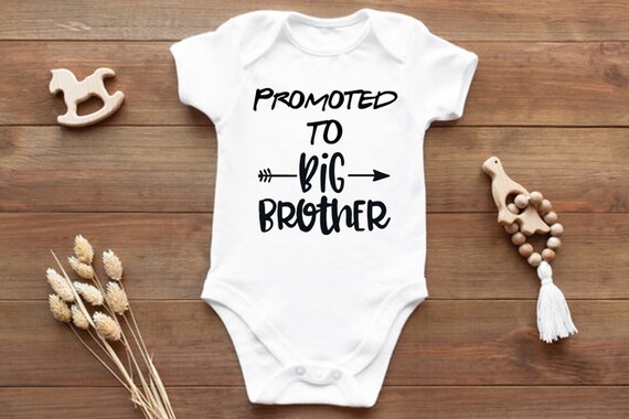 Promoted to Big Brother Baby Bodysuit Baby Clothes