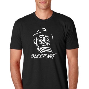 Nightmare On Elm Street Freddie &quot;Sleep Not&quot; Mens T-Shirt Tees