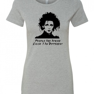 Edward Scissorhands "I Am Not Complete" Womens Jr. Fit T-Shirt
