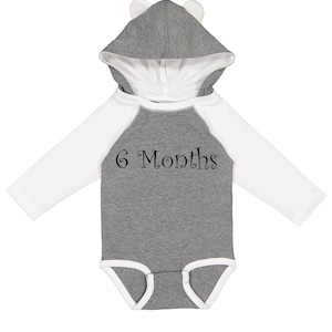 6 Month Old Long Sleeve Baby With Ears Baby Clothes