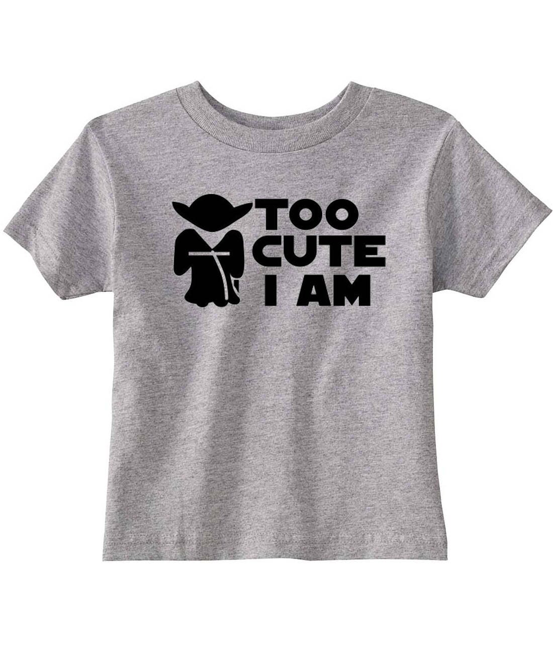 Star Wars Too Cute I Am Toddler Shirt | Etsy