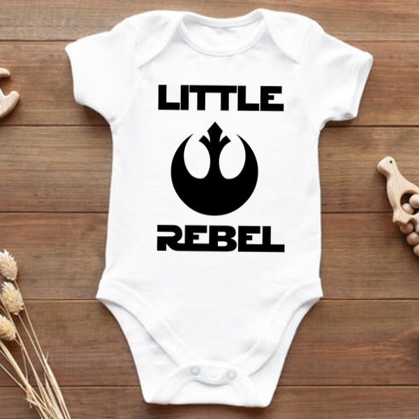 Star Wars Jedi Baby  "Little Rebel" Bodysuit Baby Clothes