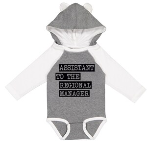 The Office &quot;Assistant&quot; Long Sleeve Baby With Ears Baby Clothes