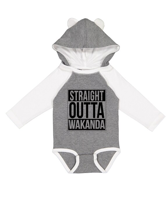 black panther baby onesie