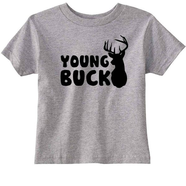 Deer Hunting Toddler T-Shirt "Young Buck" Tees Baby Clothes