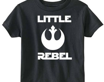 Star Wars "Little Rebel" Toddler Shirt Tees Baby Clothes